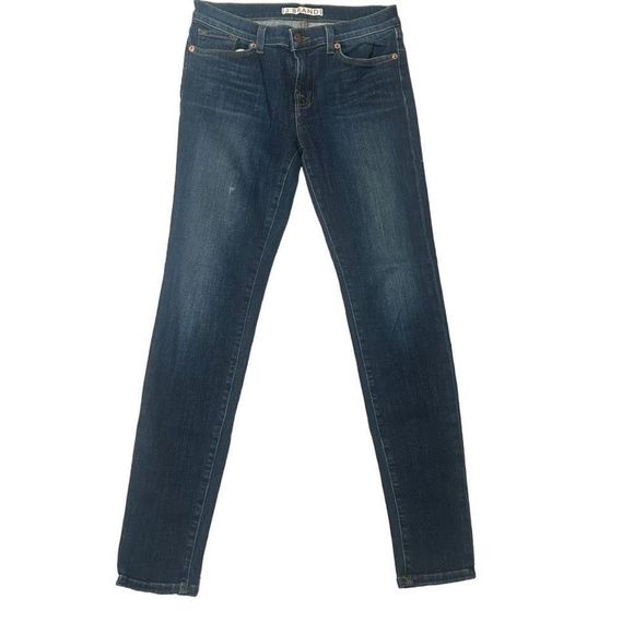 J Brand Trinity Women's Blue Mid Rise Zip Fly Skinny Denim Jeans Size 27 - Picture 1 of 8